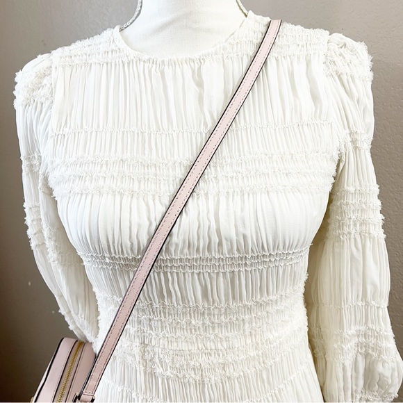 Michael Kors Pink Jet Set Large Saffiano Leather Chain Crossbody - Picture 7 of 16